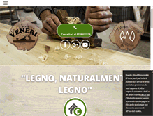 Tablet Screenshot of falegnameriaveneri.com